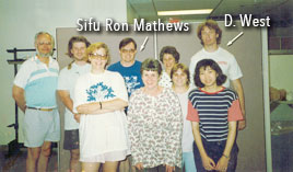 Group class picture with Ron Mathews and David West